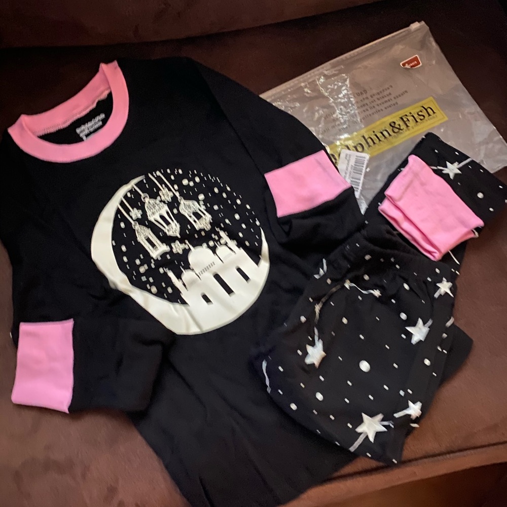 Dolphin & Fish Castle Girl PJ’s size 6